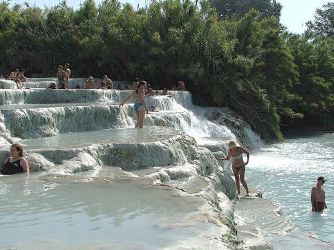 Saturnia spa and hot pools